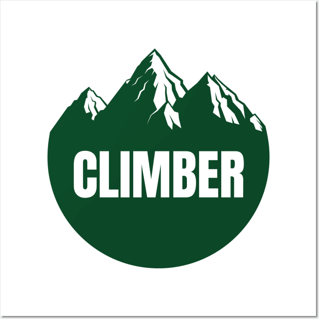 Climber Wall Art by Emy wise